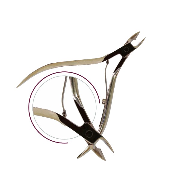 Super Crystal Corta Cutícula Niquelado 6mm