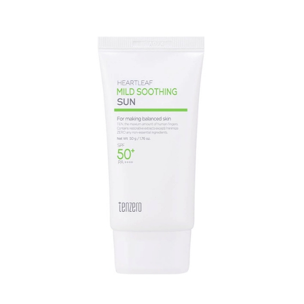 Tenzero Heartleaf Mild Soothing Sun 50Spf  50Gr