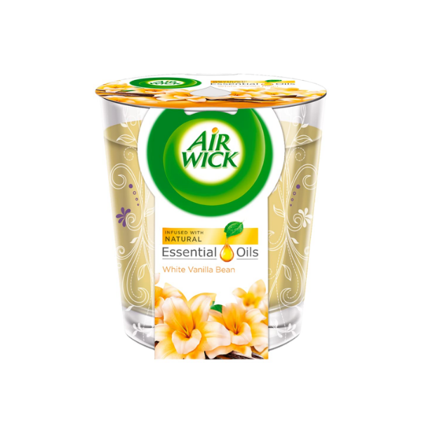Air Wick Vela Essential White Vainilla 105Gr