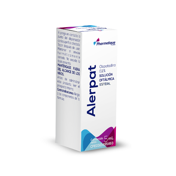 Alerpat Olopatadina 0.2% Solución Oftálmica 5Ml Pharmetique