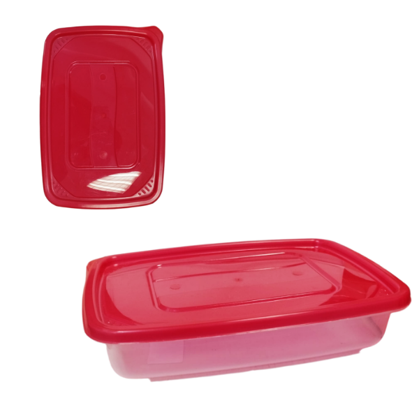 Alfa Hogar Conservador Plástico Rectangular 1.2 Lt Pq11 01