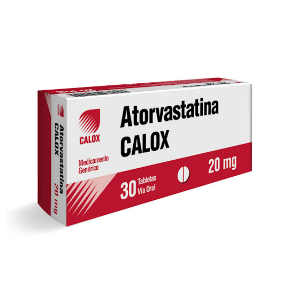 Atorvastatina 20Mg X 30 Tabletas Calox