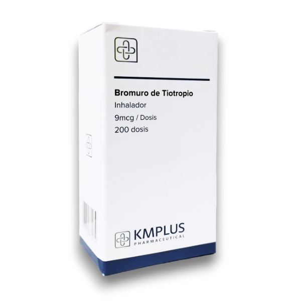Bromuro De Tiotropio Inhalador 9Mcg/200Dosis Kmplus