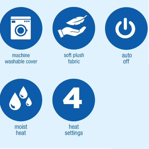 Conair Comfort Deluxe Heating Pad Fomentera Termica - Imagen 4