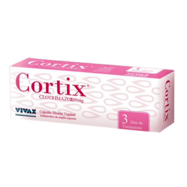 Cortix Clotrimazol 200Mg X 3 Cápsulas Vaginales Vivax