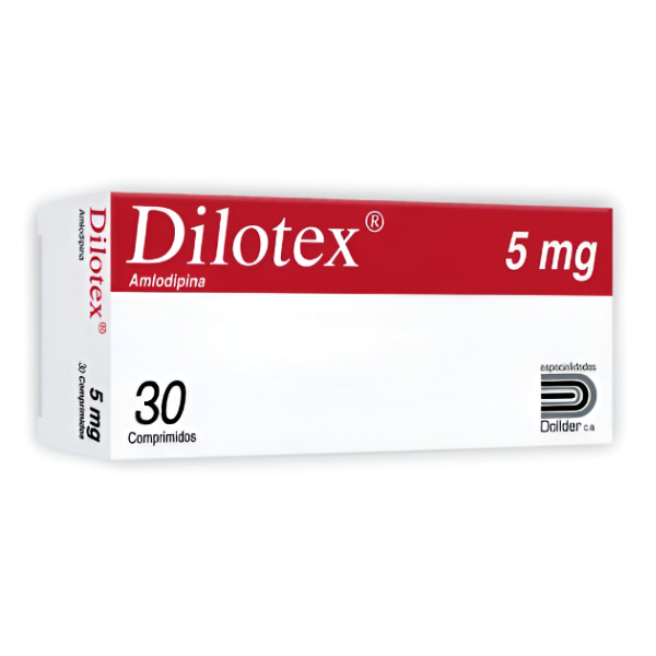 Dilotex Amlodipina 5Mg X 30 Comprimidos Dollder