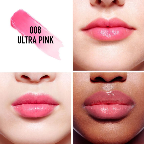 Dior Addict Lip Glow - Balsamo Labial Tono 008 Ultra Pink 3.2Gr - Imagen 2