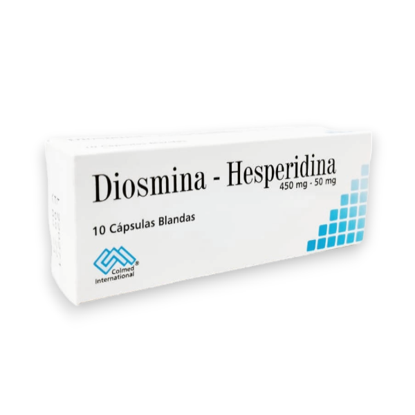 Diosmina Hesperidina 450Mg/50Mg X 10 Cápsulas Blandas Colmed