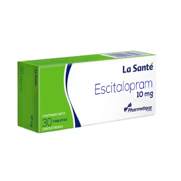 Escitalopram 10Mg X 30 Tabletas La Santé