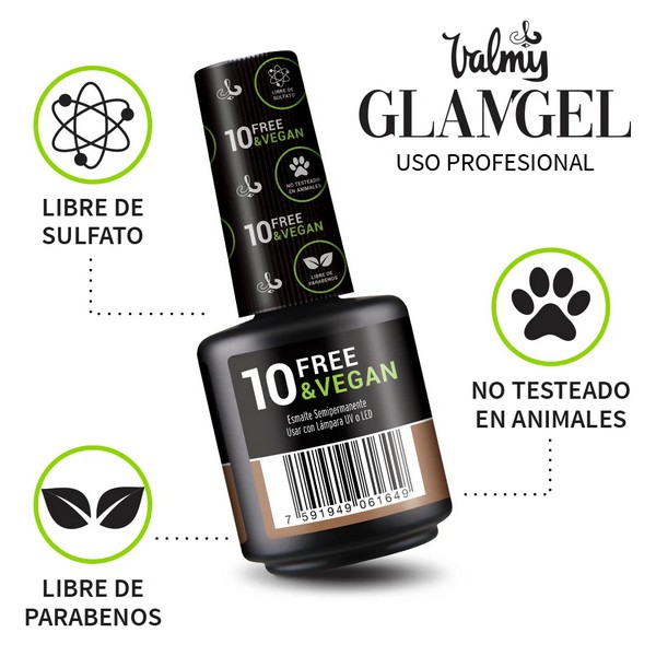 Valmy Esmalte Glamgel Caramel - Imagen 3