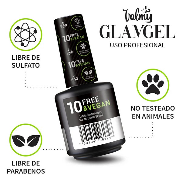 Valmy Esmalte Glamgel X-White - Imagen 3
