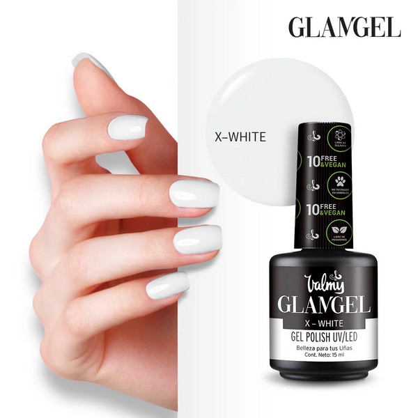 Valmy Esmalte Glamgel X-White - Imagen 2