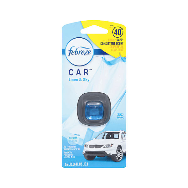 Febreze Ambientador Para Carro Linen & Sky 2Ml