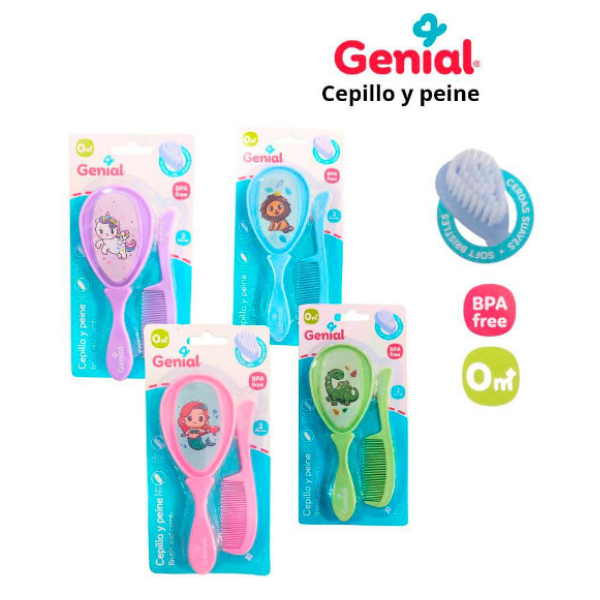 Genial Cepillo/Peine  0M+ Gn-Sk01