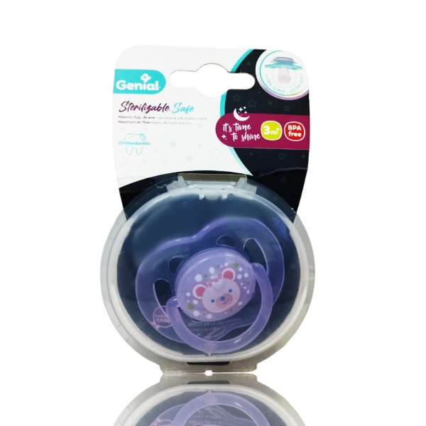 Genial Chupón Ortodontico 3M+ Gn-Pro123G-1B