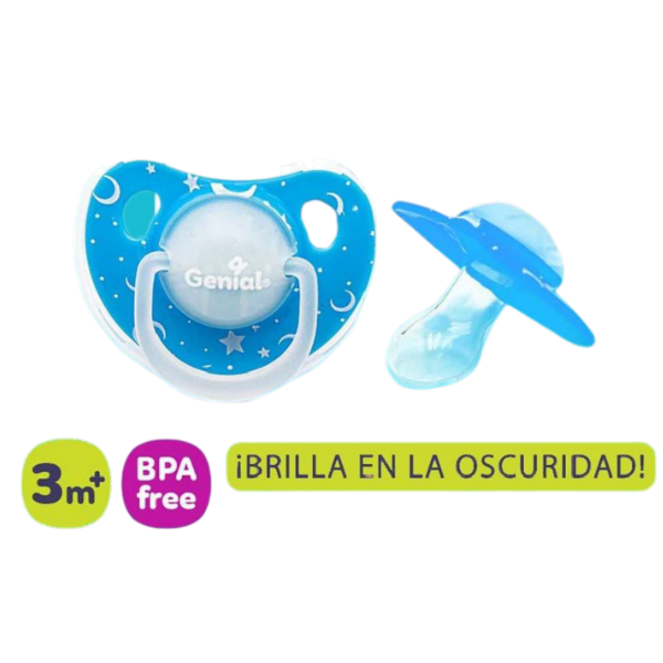 Genial Chupón Ortodontico 3M+ Gn-Pro123G-1B - Imagen 2