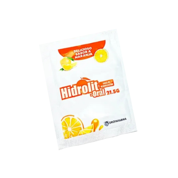Hidrolit Suero Oral Sabor Naranja 21.5Gr X Sobre Drotafarma