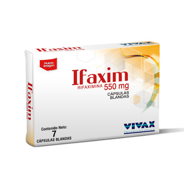 Ifaxim Rifamicina 550Mg X 7 Cápsulas Blandas Procaps