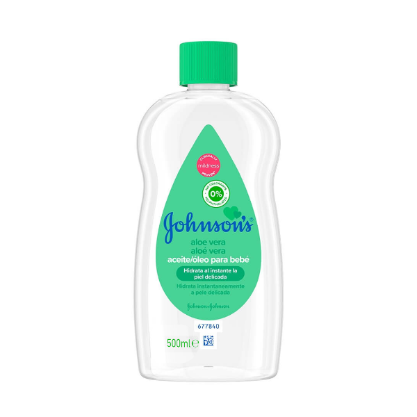 Johnsons Baby Aceite Corporal Aloe Vera 500Ml