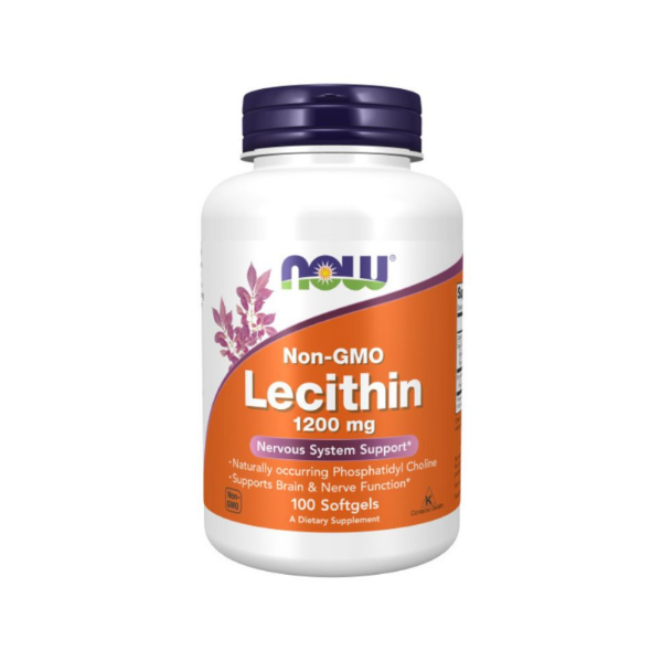Lecithin Nom-Gmo 1200Mg X 100 Cápsulas Blandas Now