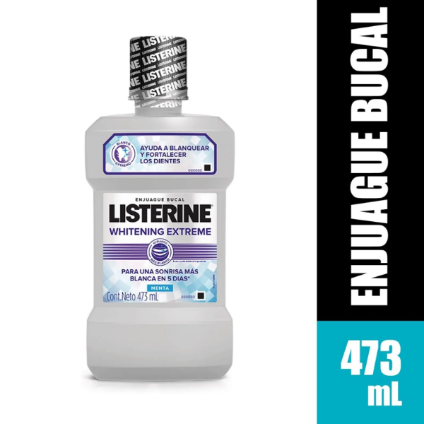 Listerine Enjuague/Bucal Whitening Extreme X 473Ml