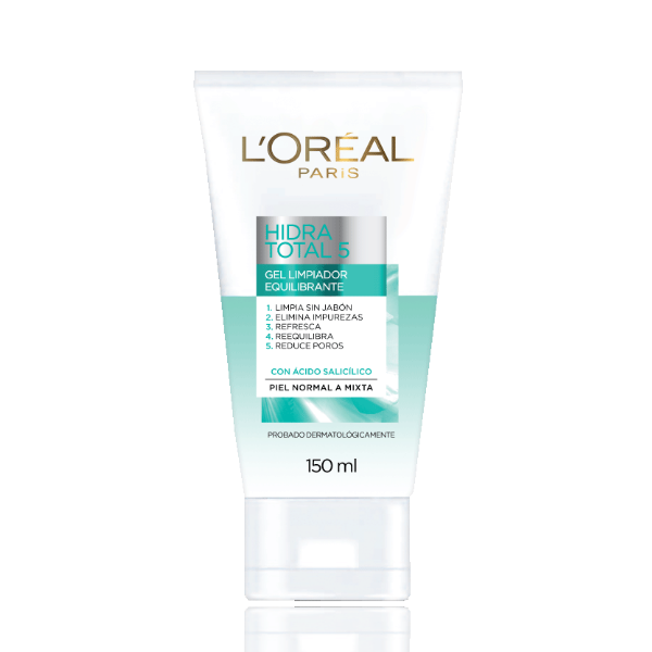 Loreal Hidra Total 5 / Gel Limpiador Facial 150Ml