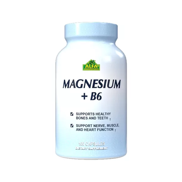 Magnesium + Vitamina B6 X 100 Cápsulas Alfa