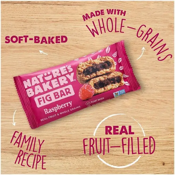Natures Bakery Fig Bar Barra Integral De Higo Frambuesa 57Gr - Imagen 2