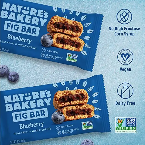 Natures Bakery Fig Bar Barra Integral De Higo Arándano 57Gr - Imagen 2