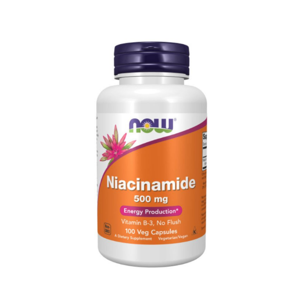 Niacinamide 500Mg X 100 Cápsulas Now
