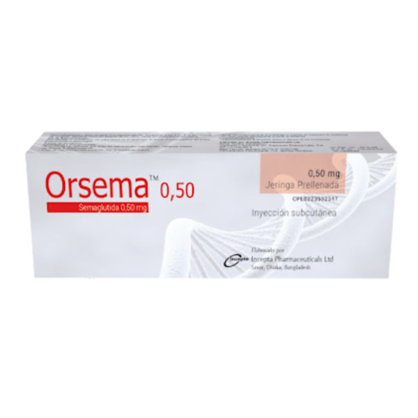 Orsema Semaglutida 0.50Mg/Ml (Prellenado) Incepta