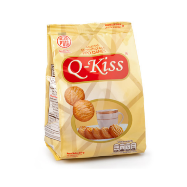 Puig Galletas Q-Kiss De Mantequilla 200Gr.