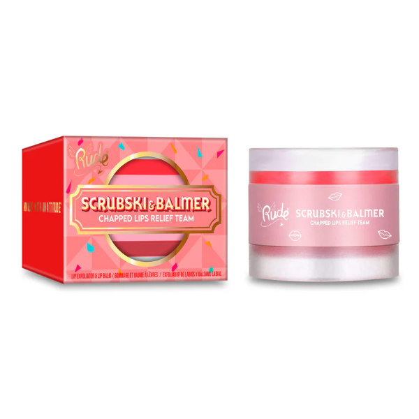 Rude Cosmetics Exfoliador Y Balsamo Labial 7.5Gr