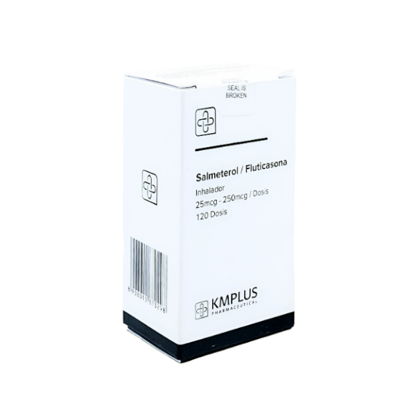 Salmeterol-Fluticasona Inhalador 25Mcg-250Mcg 120 Dosis Kmplus