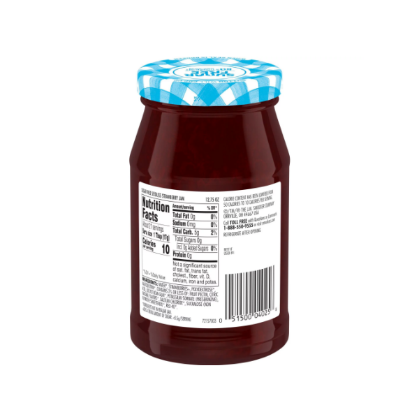 Smuckers Mermelada De Fresa Sin Azúcar 361Gr. - Imagen 2