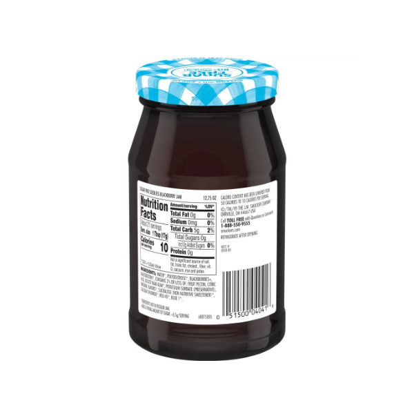 Smuckers Mermelada De Mora Sin Azúcar 361Gr. - Imagen 2