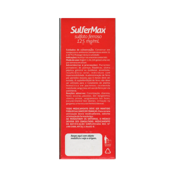 Sulfato Ferroso Gotas 125Mg/Ml X 30Ml Airela - Imagen 2