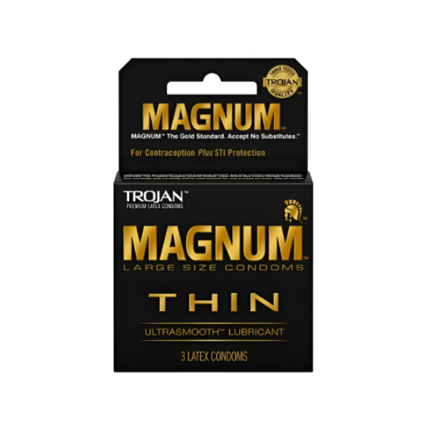 Trojan Preservativos Magnum Thin X3 Unidades