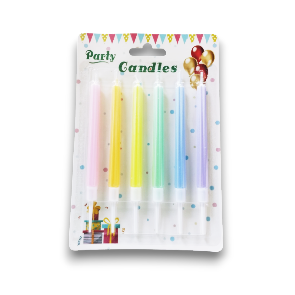 Vela Happy Birthday Ibros X 6 Piezas Sf8167-103