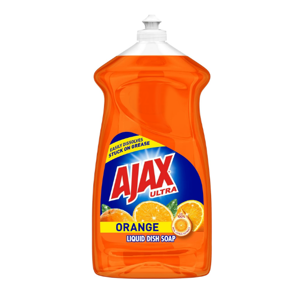 Ajax Ultra Desengrasante Washes Away Bacteria Orange 1.53L
