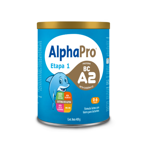 Alphapro 1 Fórmula Lactea 0-6M 400Gr.