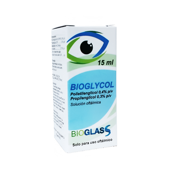 Bioglycol Polietilenglicol+Propilenglicol Solución Oftálmica X 15Ml. Bioglass