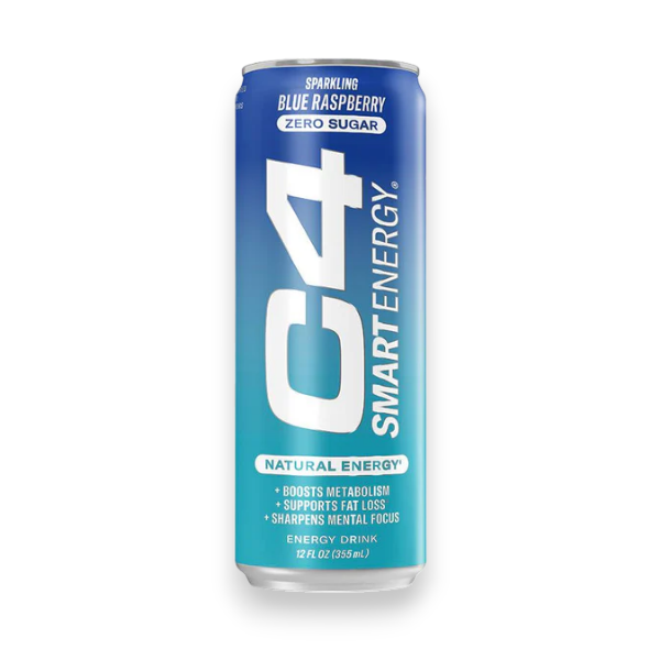 C4 Smart Energy Drink Blue Raspberry Sin Azúcar 355Ml