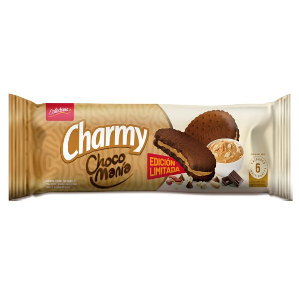 Caledonia Charmy Choco Mania X 6 Unidades
