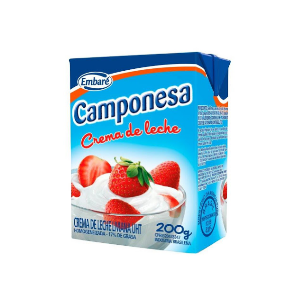 Camponesa Crema De Leche X 200Gr.