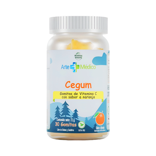 Cegum Vitamina C Sin Gluten X 30 Gomitas Arte Médico