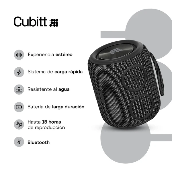 Cubitt Bocina Power-Go Obsidian Black Ct-Pwgo1 - Imagen 3