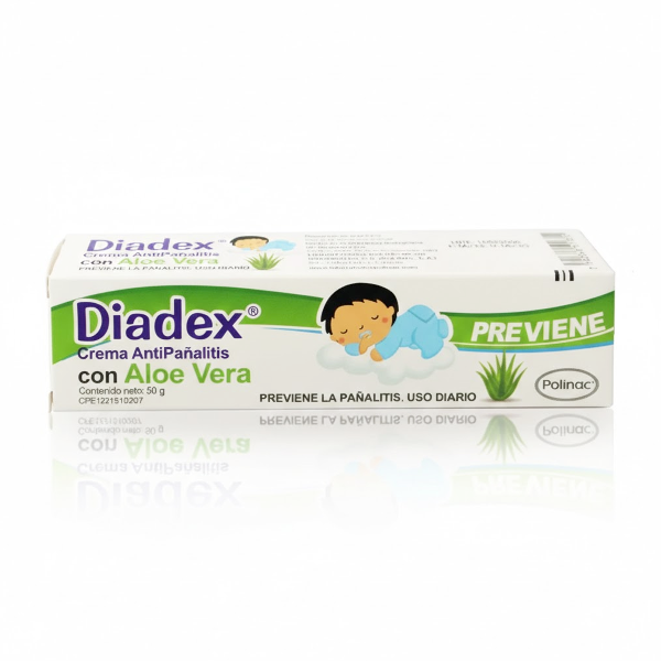 Diadex Crema Antipañalitis Con Aloe Vera 50Gr. Polinac