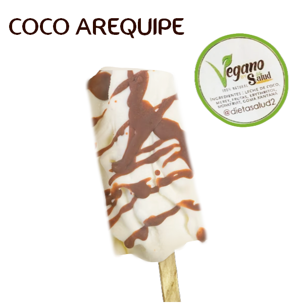 Dietasalud Helado Paleta Casero Coco Arequipe 85Gr