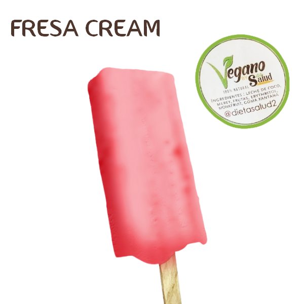 Dietasalud Helado Paleta Casero Fresa Cream 85Gr